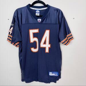 NFL Reebok Youth XLarge XL Chicago Bears Brian Urlacher Jersey Blue Football Kid